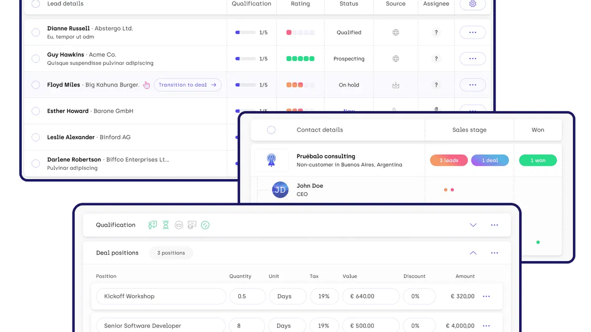 Samdock CRM